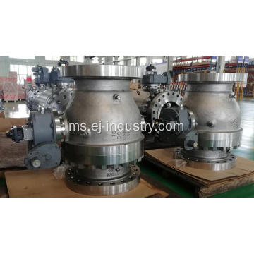 Cast Steel Trunnion Mount Ball Valve